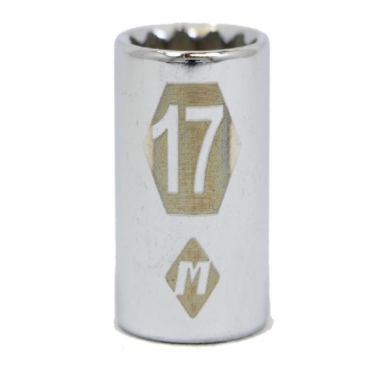 Picture of 3/8 Dr 12Pt Socket 17mm Maximum