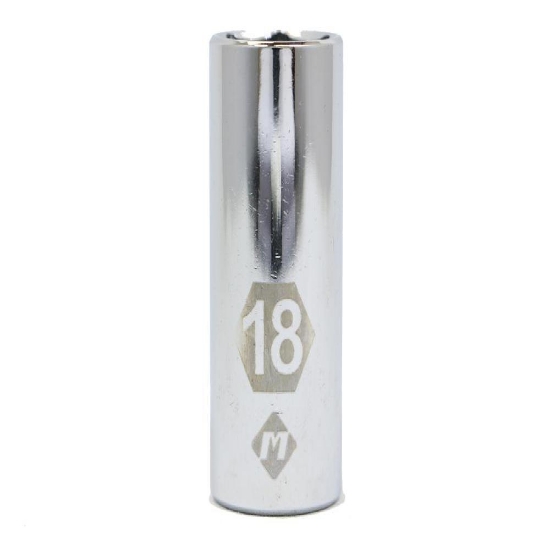 Picture of MAXIMUM 3/8" Dr 6Pt Deep Socket 18mm