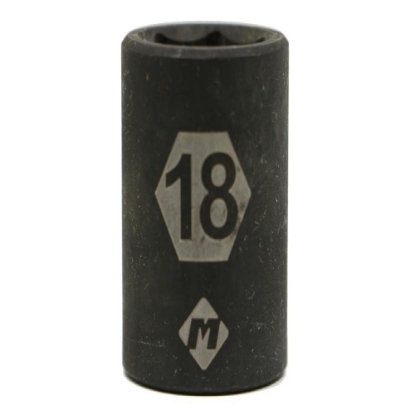 Picture of MAXIMUM 1/2" Dr 6Pt Impact Socket 18mm