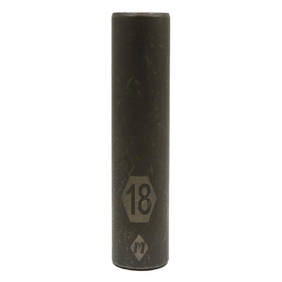 Picture of MAXIMUM 1/2" Dr 6Pt Impact Deep Socket 18mm