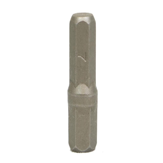 Picture of Bits - Hex Bit 7mm x25mmx1/4" Maximum