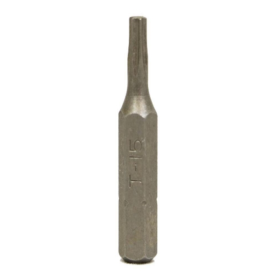 Picture of Bits - Torx Bit T15 x25mmx1/4" Mastercraft