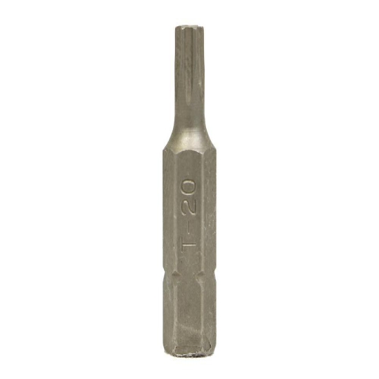 Picture of Bits - Torx Bit T20 x25mmx1/4" Mastercraft