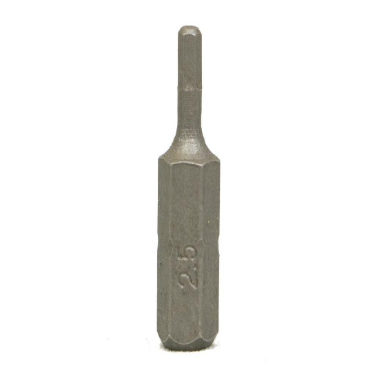 Picture of Bits - Hex Bit 2.5mm x25mmx1/4"