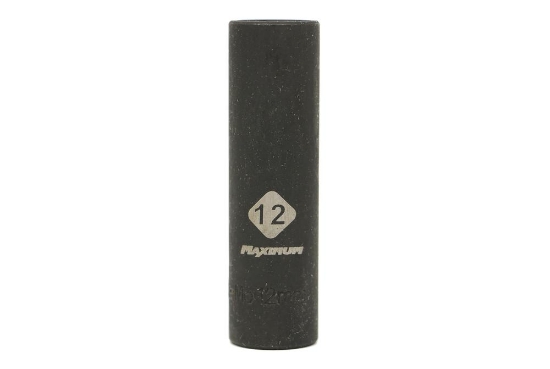 Picture of 3/8 Dr 6Pt Impact Deep Socket 12mm Maximum (058-1231/1228/1229)