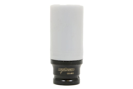 Picture of 1/2 Dr Impact Deep Socket 1" Maximum White Plastic Cover (58-9289-4 7PC)