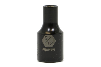 Picture of 1/4 Dr 12Pt Socket 5/32" Maximum (58-2011-6 174PC Black Chrome Universal)