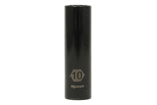 Picture of 1/4 Dr 12Pt Deep Socket 10mm Maximum (58-2011-6 Black Chrome Universal)