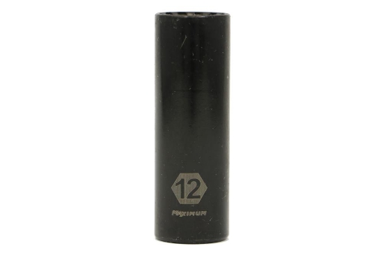 Picture of 1/4 Dr 12Pt Deep Socket 12mm Maximum (58-2011-6 Black Chrome Universal)