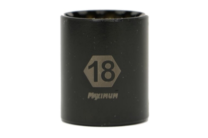 Picture of 3/8 Dr 12Pt Socket 18mm Maximum (58-2011-6 Black Chrome Universal)