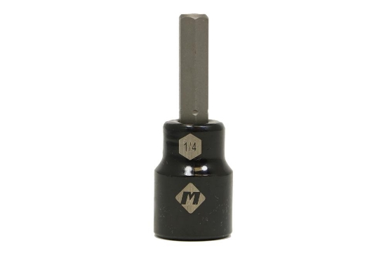 Picture of 3/8 Dr Hex Bit Socket 1/4" Maximum (58-2011-6 Black Chrome Universal)