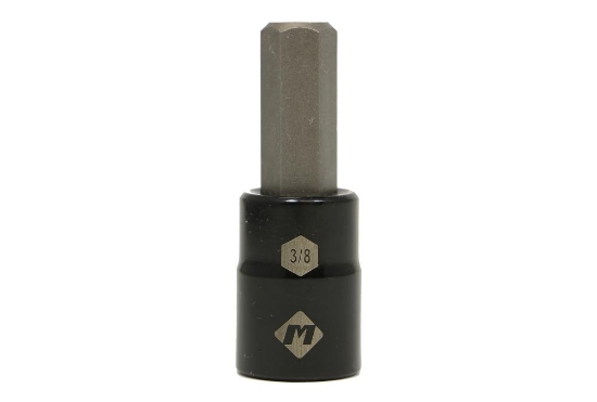 Picture of 3/8 Dr Hex Bit Socket 3/8" Maximum (58-2011-6 Black Chrome Universal)