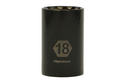 Picture of 1/2 Dr 12Pt Socket 18mm Maximum (58-2011-6 Black Chrome Universal)