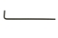 Picture of Long Arm Hex Key 1/16" Maximum (58-2011-6 Black Chrome Universal)
