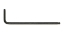 Picture of Short Arm Ball End Hex Key 1/16" Maximum (58-9294-0 320PC)