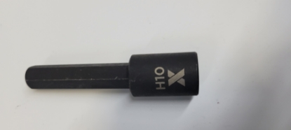 Picture of 3/8 Dr Impact Hex Bit Socket 10mm Maximum 75mm (058-0333-2) 14pc