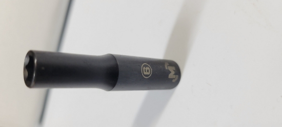 Picture of 1/4 Dr 6Pt Deep Socket 6mm Black Chrome Mastercraft