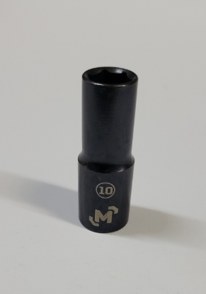 Picture of 3/8 Dr 6Pt Deep Socket 10mm Black Steel Mastercraft (Set 058-0386-6) 229pc