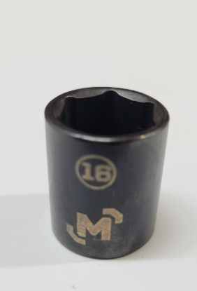Picture of 3/8 Dr 6Pt Socket 16mm Black Steel Mastercraft (Set 058-0386-6) 229pc