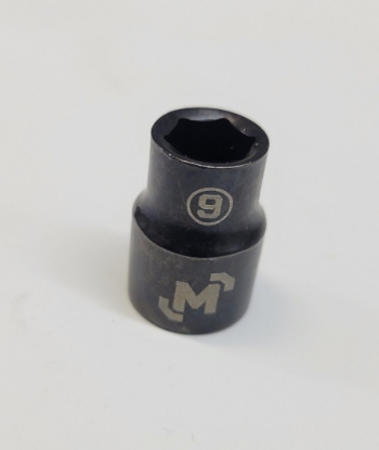 Picture of 3/8 Dr 6Pt Socket 9mm Black Steel Mastercraft (Set 058-0386-6) 229pc