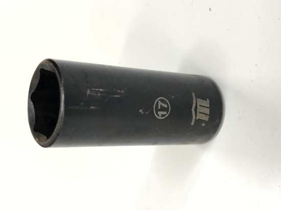 Picture of Mastercraft Black Steel 3/8" 6Pt Deep Socket 17mm