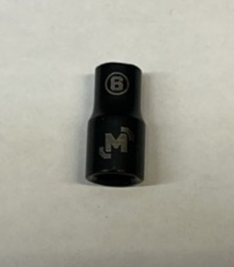 Picture of 1/4 Dr 6Pt Socket 6mm Black Steel Mastercraft (Set 058-0385-8) 122pc