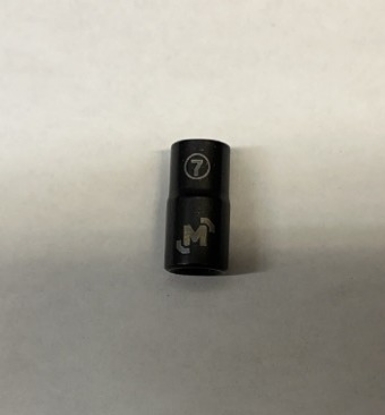 Picture of 1/4 Dr 6Pt Socket 7mm Black Steel Mastercraft (Set 058-0385-8) 122pc