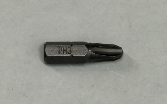 Picture of Bits - Phillip Bit #3 x25mmx1/4" Black Steel Mastercraft (Set 058-0385-8) 122pc