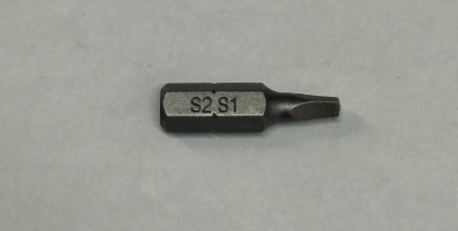 Picture of Bits - Square Bit #1 x25mmx1/4" Black Steel Mastercraft (Set 058-0385-8) 122pc