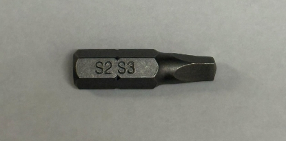 Picture of Bits - Square Bit #3 x25mmx1/4" Black Steel Mastercraft (Set 058-0385-8) 122pc