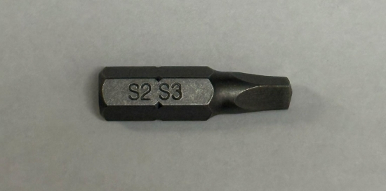 Picture of Bits - Square Bit #3 x25mmx1/4" Black Steel Mastercraft (Set 058-0385-8) 122pc