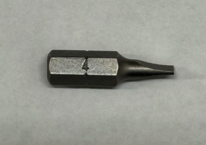 Picture of Bits - Flat Bit 4mm x25mmx1/4" Black Steel Mastercraft (Set 058-0385-8) 122pc