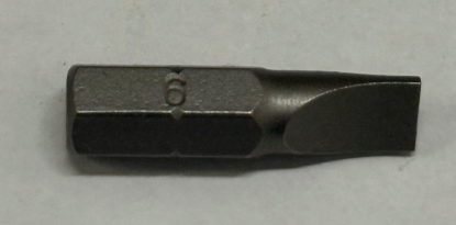 Picture of Bits - Flat Bit 6mm x25mmx1/4" Black Steel Mastercraft (Set 058-0385-8) 122pc