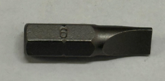 Picture of Bits - Flat Bit 6mm x25mmx1/4" Black Steel Mastercraft (Set 058-0385-8) 122pc