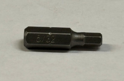 Picture of Bits - Hex Bit 5/32" x25mmx1/4" Black Steel Mastercraft (Set 058-0385-8) 122pc