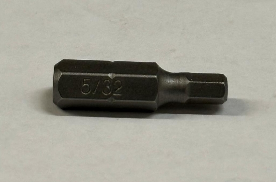 Picture of Bits - Hex Bit 5/32" x25mmx1/4" Black Steel Mastercraft (Set 058-0385-8) 122pc