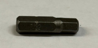 Picture of Bits - Hex Bit 7/32" x25mmx1/4" Black Steel Mastercraft (Set 058-0385-8) 122pc