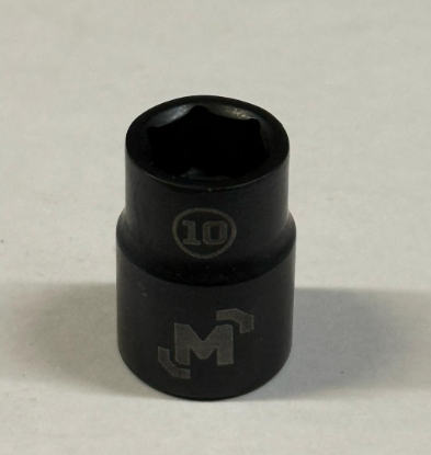 Picture of 3/8 Dr 6Pt Socket 10mm Black Steel Mastercraft (Set 058-0385-8) 122pc