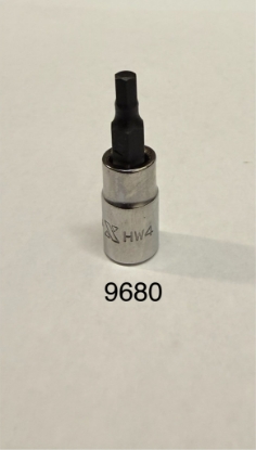 Picture of MAXIMUM 1/4" Dr Hex Bit Socket 4mm