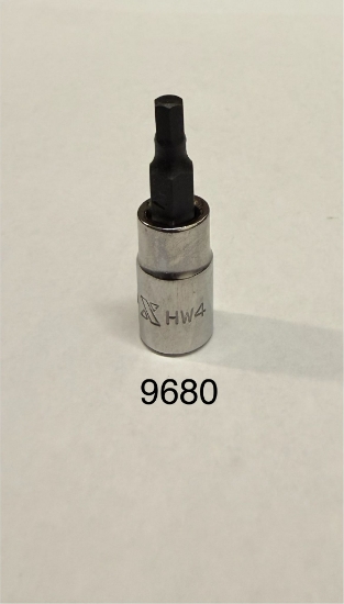 Picture of MAXIMUM 1/4" Dr Hex Bit Socket 4mm