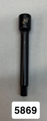 Picture of Mastercraft Black Steel 1/4" Extension Bar 3"