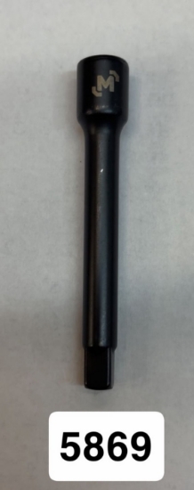 Picture of Mastercraft Black Steel 1/4" Extension Bar 3"