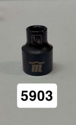 Picture of Mastercraft Black Steel 3/8" 6Pt Socket 1/4"