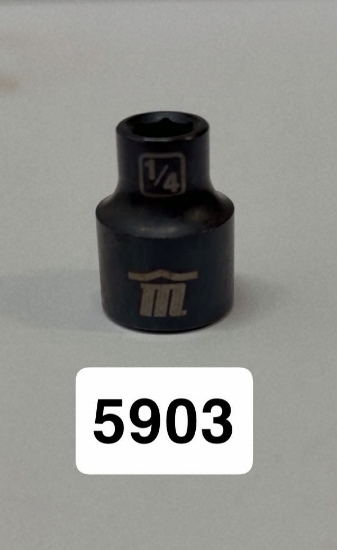 Picture of Mastercraft Black Steel 3/8" 6Pt Socket 1/4"