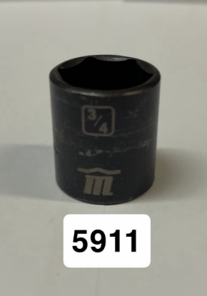 Picture of Mastercraft Black Steel 3/8" 6Pt Socket 3/4"