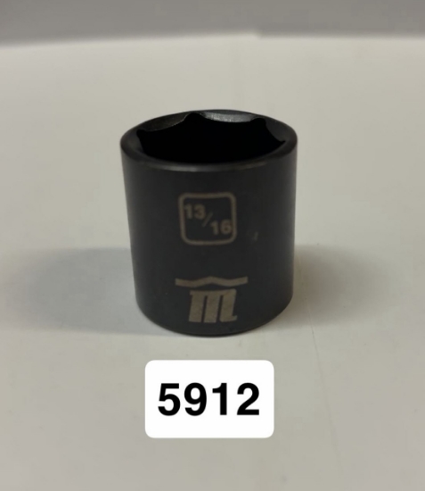 Picture of Mastercraft Black Steel 3/8" 6Pt Socket 13/16"