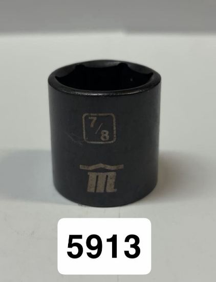 Picture of Mastercraft Black Steel 3/8" 6Pt Socket 7/8"