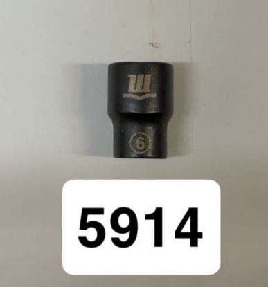 Picture of Mastercraft Black Steel 3/8" 6Pt Socket 9mm