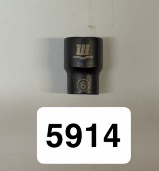 Picture of Mastercraft Black Steel 3/8" 6Pt Socket 9mm